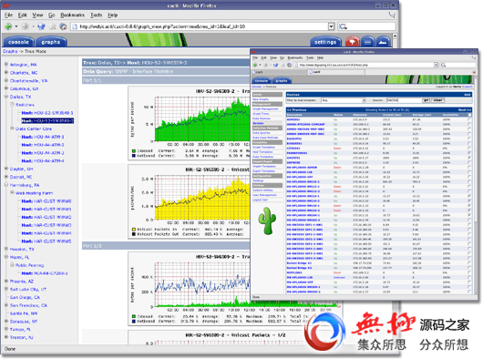 Cacti for Windows(网络流量监测图形分析工具) v1.1.9